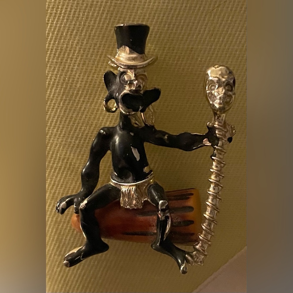 Vintage Charles F. Worth “Witch Doctor” Brooch